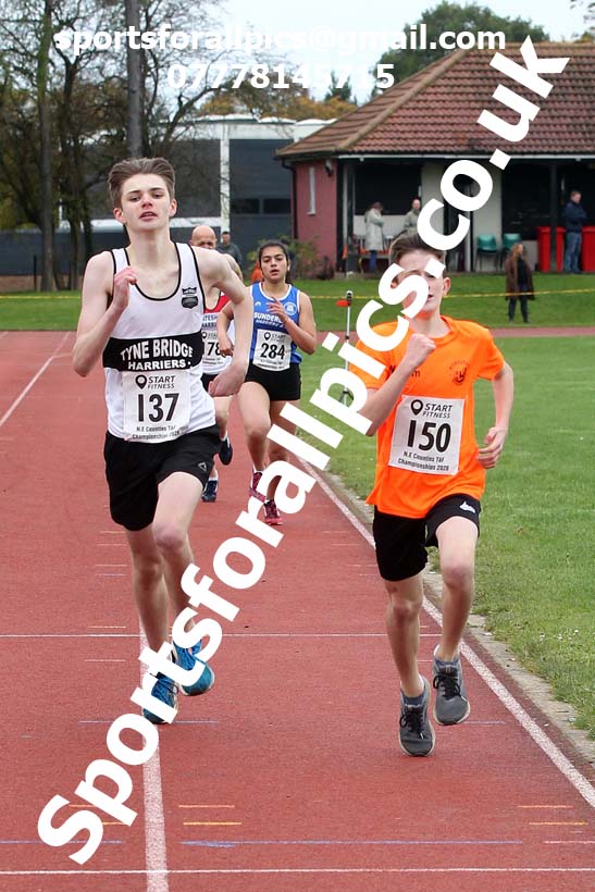 800 metres, NECAA Open Meeting, Morpeth, Sunday, October 18th. David T. Hewitson/Sports for All Pics
